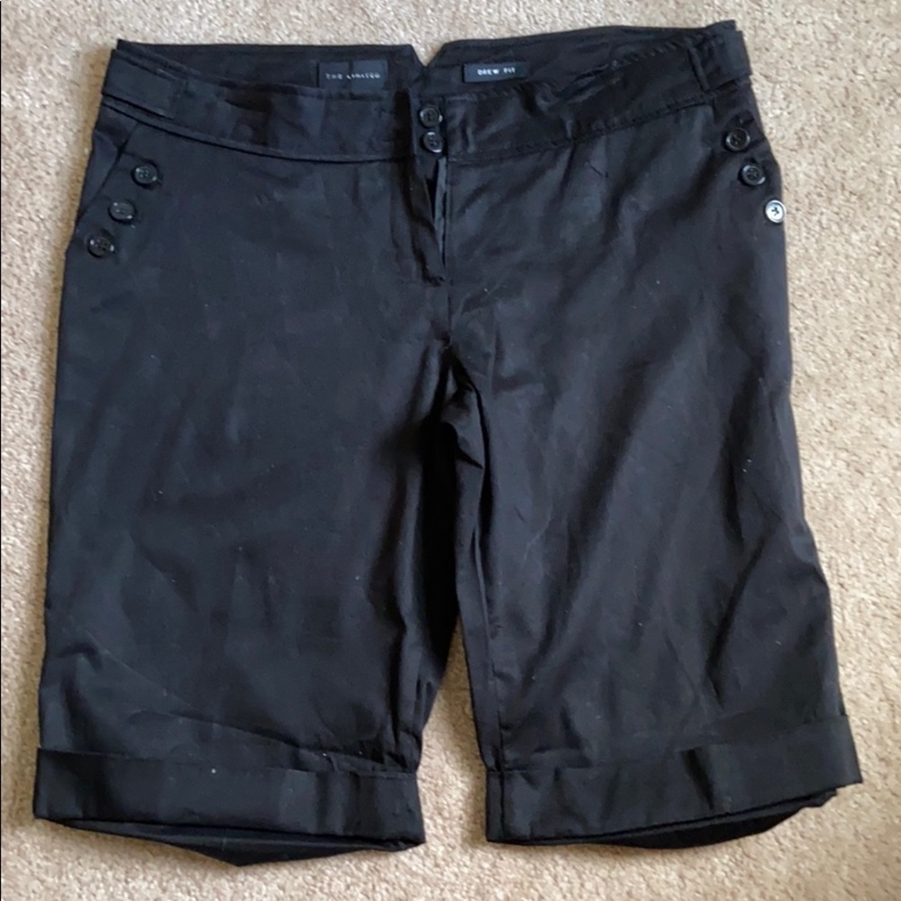 The Limited black bermuda shorts